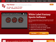 Tablet Screenshot of fanvictor.com